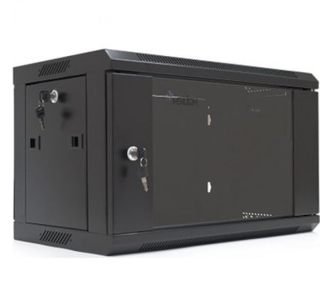 Шафа настінна Merlion 6U 19" 600*350*367 (Ш*Г*В)мм, black (MI3-6306 / 36527)