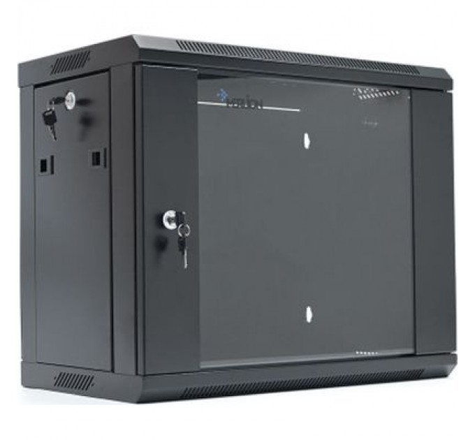 Шафа настінна Merlion 9U 19" 600*350*500 (Ш*Г*В)мм, black (MI3-6309 / 36528)