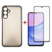 Dengos Чохол до мобільного телефона Dengos Kit for Samsung Galaxy A15 case + glass (Black) (DG-KM-69)
