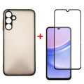 Dengos Чохол до мобільного телефона Dengos Kit for Samsung Galaxy A25 5G case + glass (Black) (DG-KM-65)