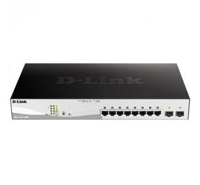 Комутатор мережевий D-Link DGS-1210-10MP