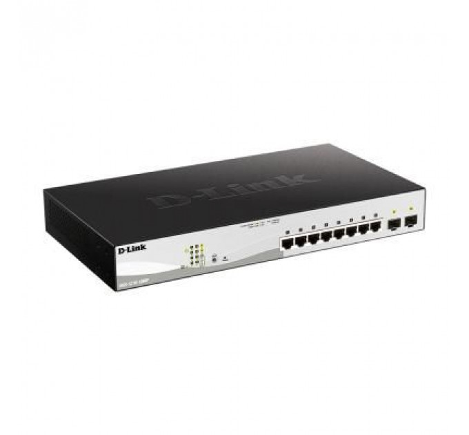 Комутатор мережевий D-Link DGS-1210-10MP