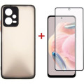 Dengos Чохол до мобільного телефона Dengos Kit for Xiaomi Redmi Note 12 5g case + glass (Black) (DG-KM-28)