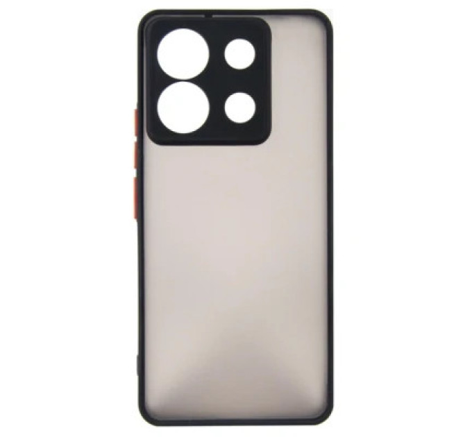 Dengos Чохол до мобільного телефона Dengos Kit for Xiaomi Redmi Note 13 Pro 5G case + glass (Black) (DG-KM-68)