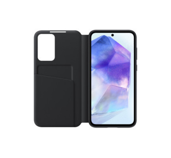 Samsung Чохол до мобільного телефона Samsung Galaxy A55 (A556) Smart View Wallet Case Black (EF-ZA556CBEGWW)