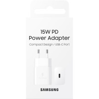 Зарядний пристрій Samsung USB-С 15W White (EP-T1510NWEGEU)