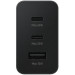 Samsung Зарядний пристрій Samsung 2xUSB-С 65W PD PPS/USB-A Black (EP-T6530NBEGEU)