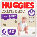 Huggies Підгузки Huggies Extra Care Розмір 6 (15-25кг) Pants Box 60 шт (5029053582429)