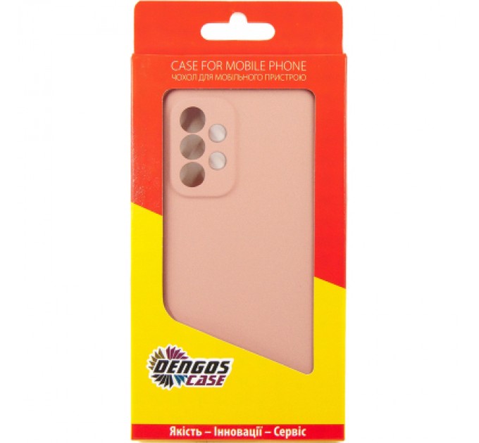 Dengos Чохол до мобільного телефона Dengos Soft для Samsung Galaxy A33 (pink) (DG-TPU-SOFT-01)