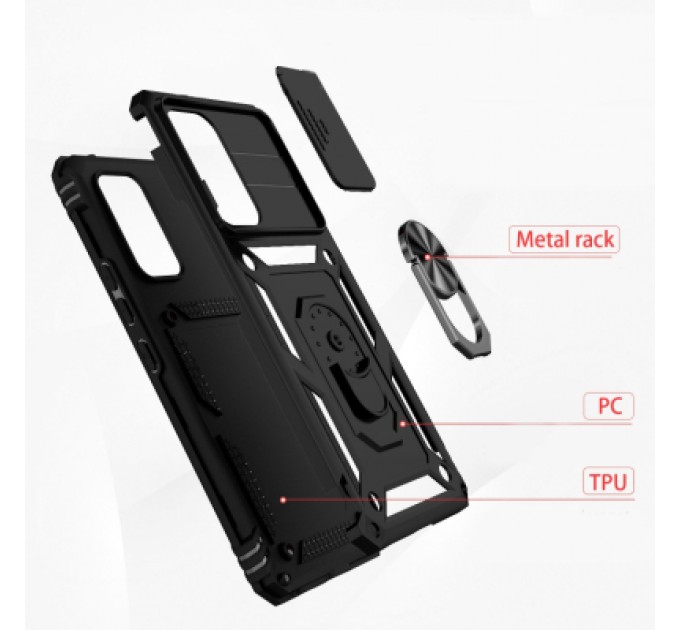 BeCover Чохол до мобільного телефона BeCover Military Samsung Galaxy A73 SM-A736 Black (707381)