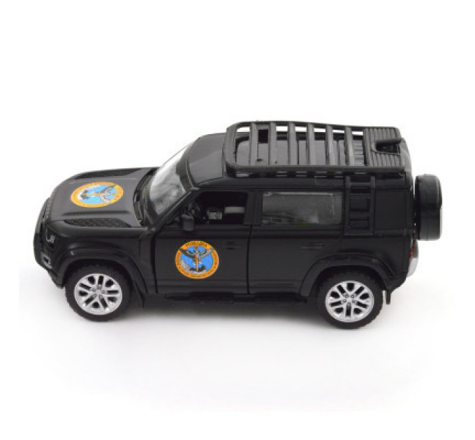 TechnoDrive Машина TechnoDrive Автомодель серії Шеврони Героїв - Land Rover Defender 110 - ГУР МО (250364M)