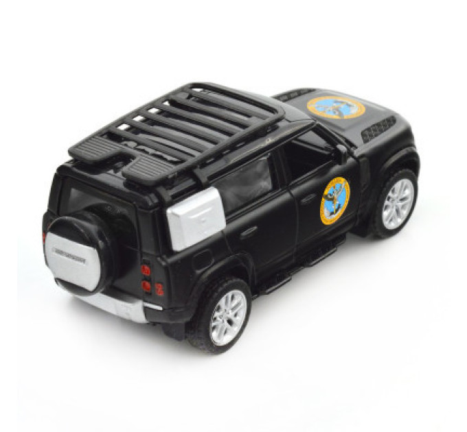 TechnoDrive Машина TechnoDrive Автомодель серії Шеврони Героїв - Land Rover Defender 110 - ГУР МО (250364M)