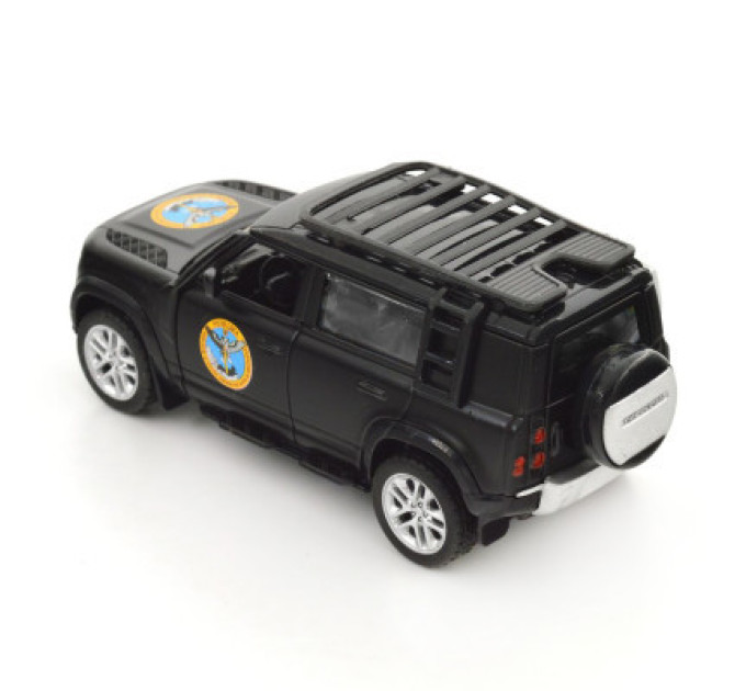 TechnoDrive Машина TechnoDrive Автомодель серії Шеврони Героїв - Land Rover Defender 110 - ГУР МО (250364M)