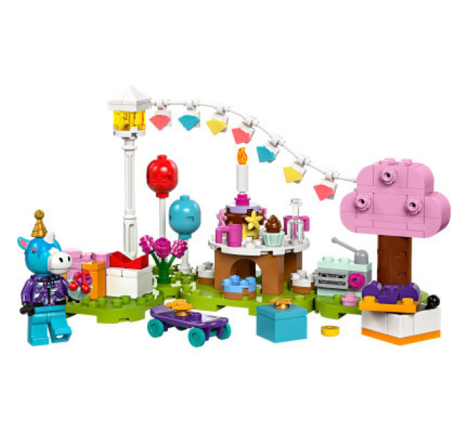 LEGO Конструктор LEGO Animal Crossing Вечірка з нагоди дня народження Julian 170 деталей (77046)