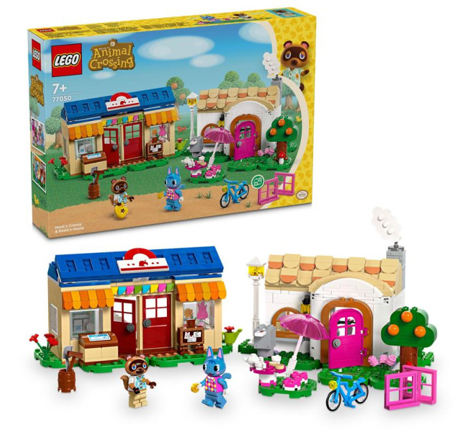 LEGO Конструктор LEGO Animal Crossing Ятка Nook's Cranny й будинок Rosie 535 деталей (77050-)