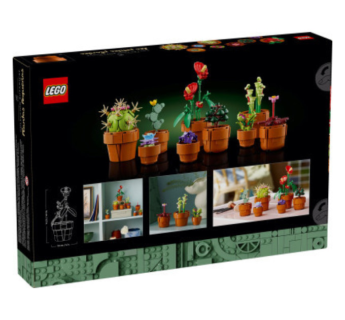 LEGO Конструктор LEGO Icons Мініатюрні рослини 758 деталей (10329)