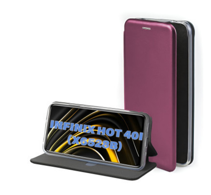 BeCover Чохол до мобільного телефона BeCover Exclusive Infinix Hot 40i (X6528B) Burgundy (711229)