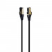 Патч-корд 0.25м, S/FTP, cat 8, литий, 50u", CU, AWG 27, LSZH, black Cablexpert (PP8-LSZHCU-BK-0.25M)