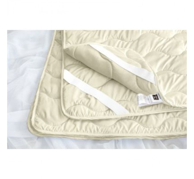 MirSon Наматрацник MirSon Eco Light №1717 Wool Air-line на резинці по кутках Pink 120x200 см (2200002889278)