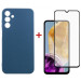 Dengos Чохол до мобільного телефона Dengos Samsung Galaxy M15 5G + Glass Blue (DG-KM-89)