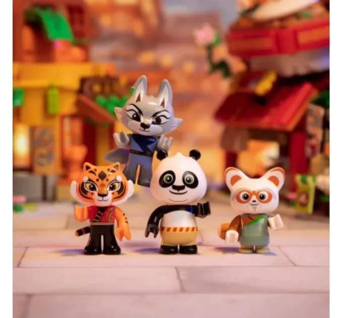 Pantasy Конструктор Pantasy Kung Fu Panda Кунгфу Панда Міні Вид на вулицю - Фруктова крамниця Тигриці (86508)