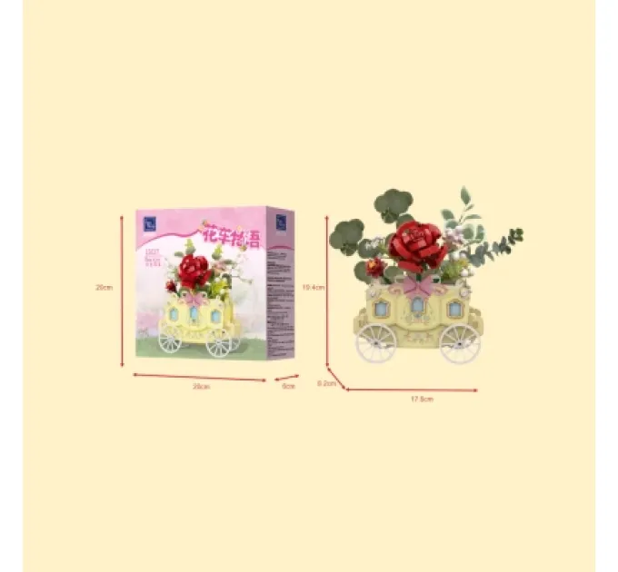 Pantasy Конструктор Pantasy Original - Flower Cart Кошик із трояндами (15027)