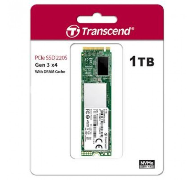 Накопичувач SSD M.2 2280 1TB Transcend (TS1TMTE220S)
