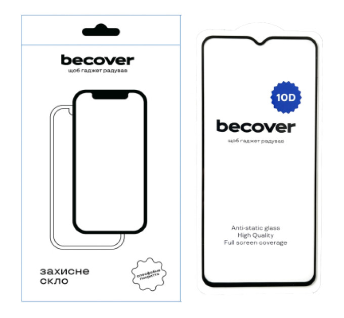 BeCover Скло захисне BeCover Xiaomi Redmi A2 10D Black (711366)