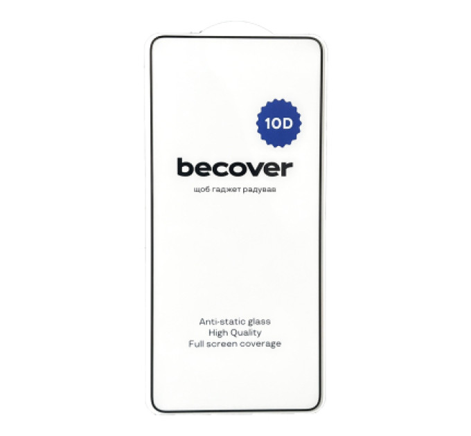 BeCover Скло захисне BeCover Xiaomi Redmi Note 13 4G 10D Black (711375)