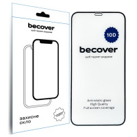Скло захисне BeCover Apple iPhone XR 10D Black (711511)