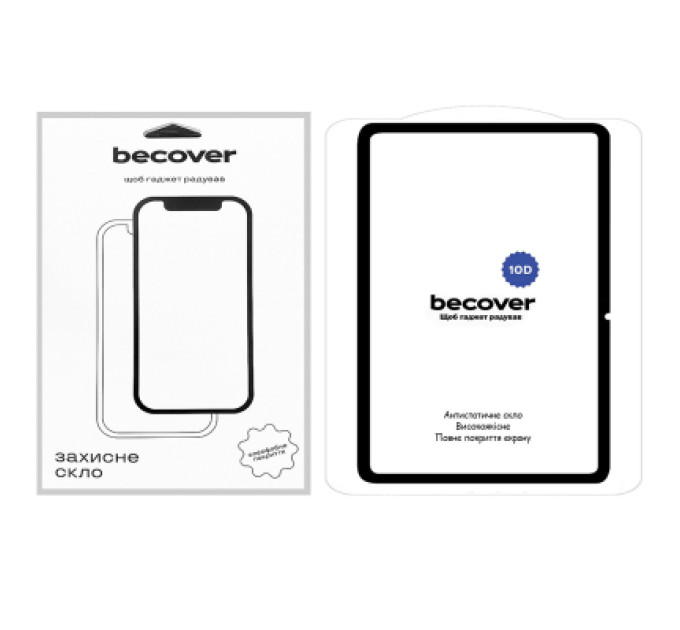 BeCover Скло захисне BeCover 10D Xiaomi Pad 6S Pro 12.4" Black (710968)