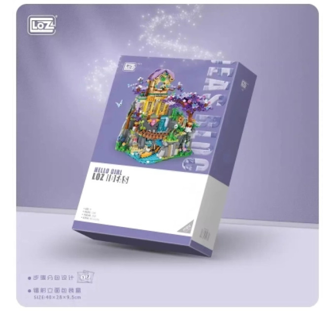 LOZ mini Конструктор LOZ mini Temple без фігурок (1038)