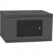 Шафа настінна Ipcom 6U, 600*450, перфоровані дверцята, RAL9005 (СН-6U-060х045-ДП-9005)