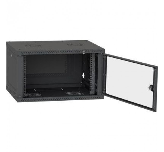 Шафа настінна Ipcom 6U, 600*450, RAL9005 (СН-6U-060х045-ДС-9005)