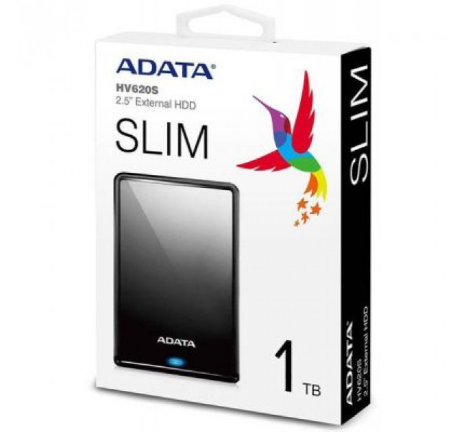 Зовнішній жорсткий диск 2.5" 1TB ADATA (AHV620S-1TU31-CBK)