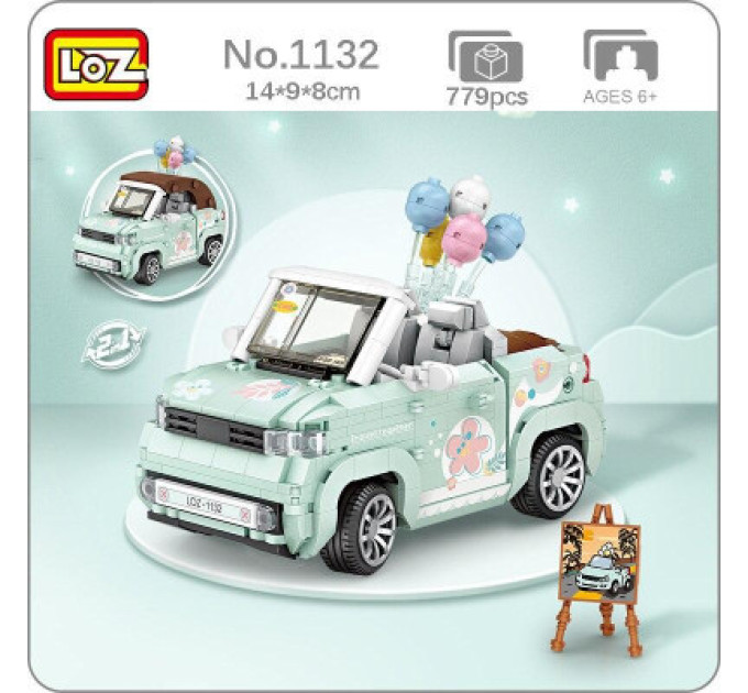 LOZ mini Конструктор LOZ mini Міні-кабріолет (1132)