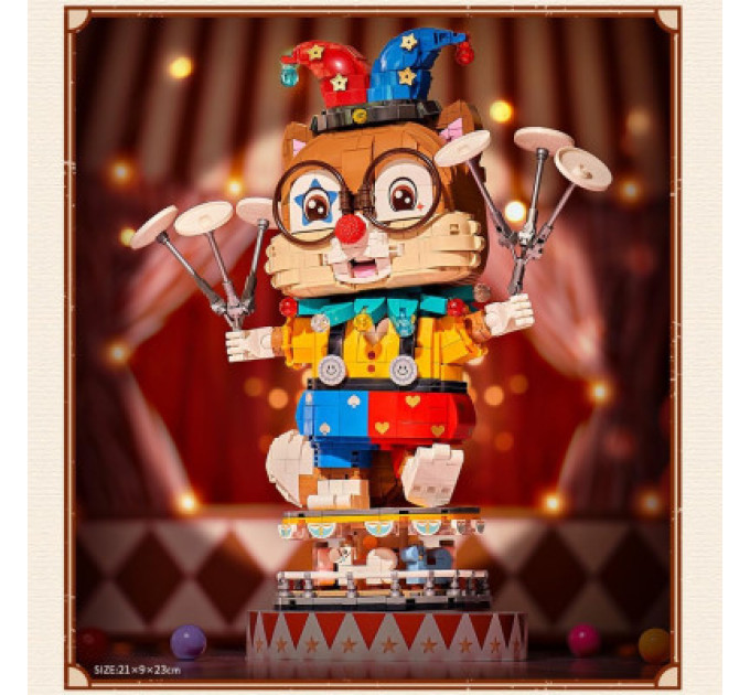 LOZ mini Конструктор LOZ mini Клоун Білка (1947)
