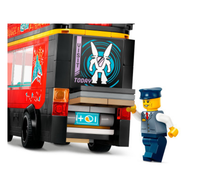 LEGO Конструктор LEGO City Червоний двоповерховий екскурсійний автобус (60407)