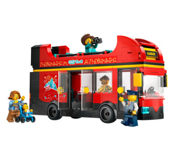 LEGO Конструктор LEGO City Червоний двоповерховий екскурсійний автобус (60407)