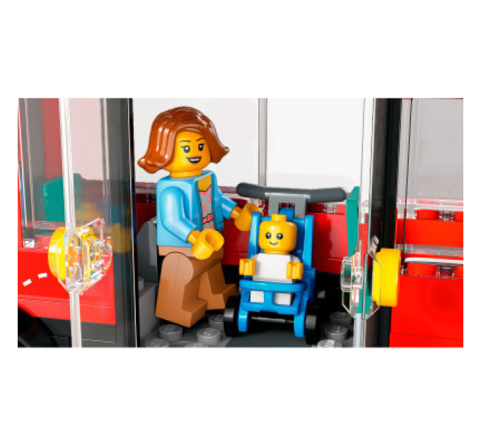 LEGO Конструктор LEGO City Червоний двоповерховий екскурсійний автобус (60407)