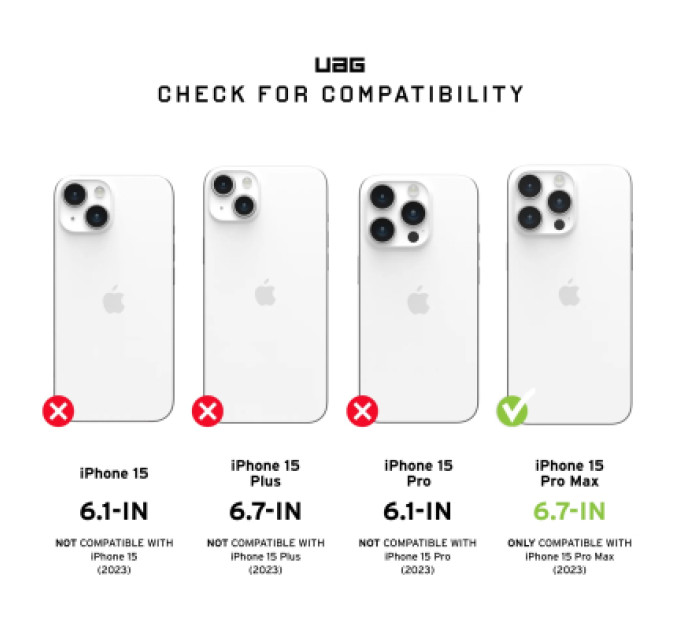 UAG Чохол до мобільного телефона UAG Apple iPhone 15 Pro Max Monarch Pro Magsafe Rust (114222119191)