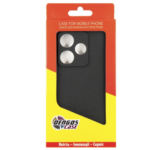 Dengos Чохол до мобільного телефона Dengos Carbon Xiaomi Redmi 13 4G (black) (DG-TPU-CRBN-199)