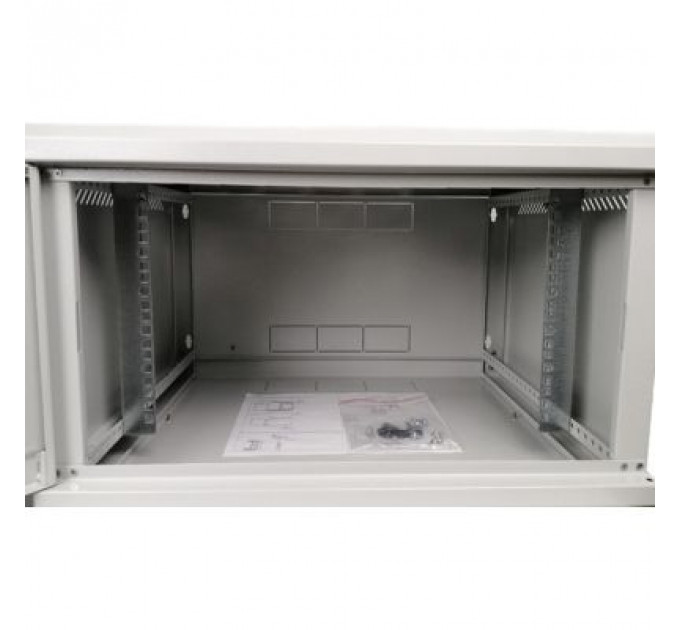 Шафа настінна Eserver 12U 600х500х637 (Ш*Г*В), скло (ES-Е1250G)