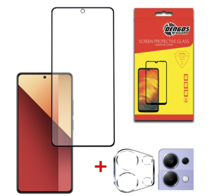 Dengos Скло захисне Dengos Xiaomi Redmi Note 13 Pro 4G + camera module glass (DG-TGSCP-03)