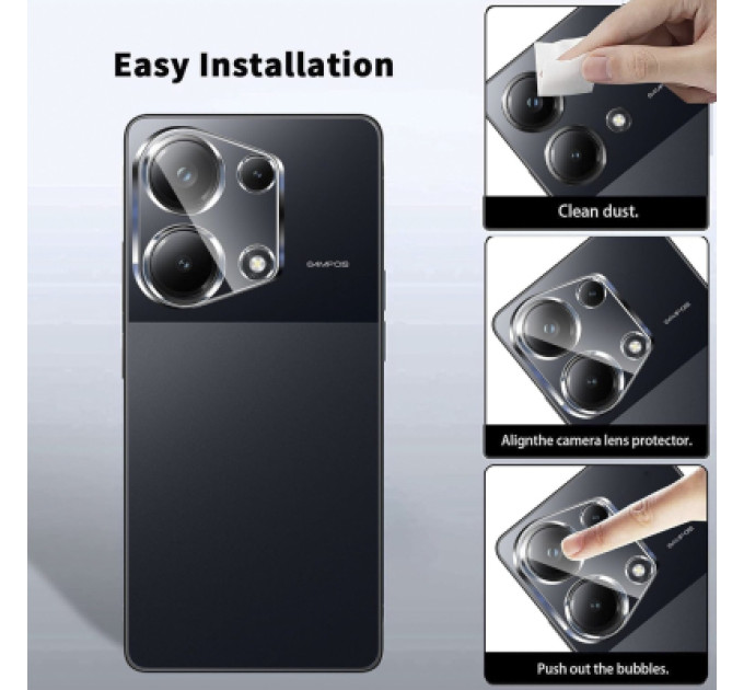 Dengos Скло захисне Dengos POCO M6 Pro 4G + camera module glass (DG-TGSCP-06)