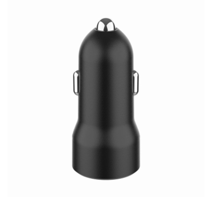 Gembird Зарядний пристрій Gembird 1xUSB-A (18W QC3.0) + 1xUSB-C (20W PD) black (TA-UC-A2PDQC20-CAR-01)