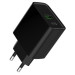 Gembird Зарядний пристрій Gembird 1xUSB-A + 1 Type-C (PD20Вт + QC3.0 18Вт) black (TA-UC-PDQC20-01-BK)