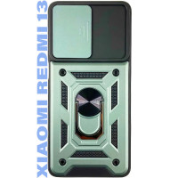Чохол до мобільного телефона BeCover Military Xiaomi Redmi 13 Dark Green (711553)