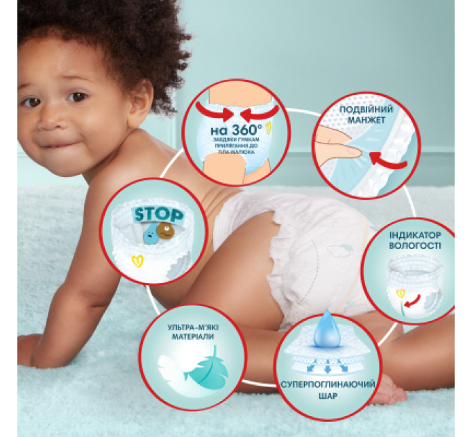 Pampers Підгузки Pampers Premium Care Pants Трусики Розмір 7 (17+ кг) 27 шт. (8006540807026)