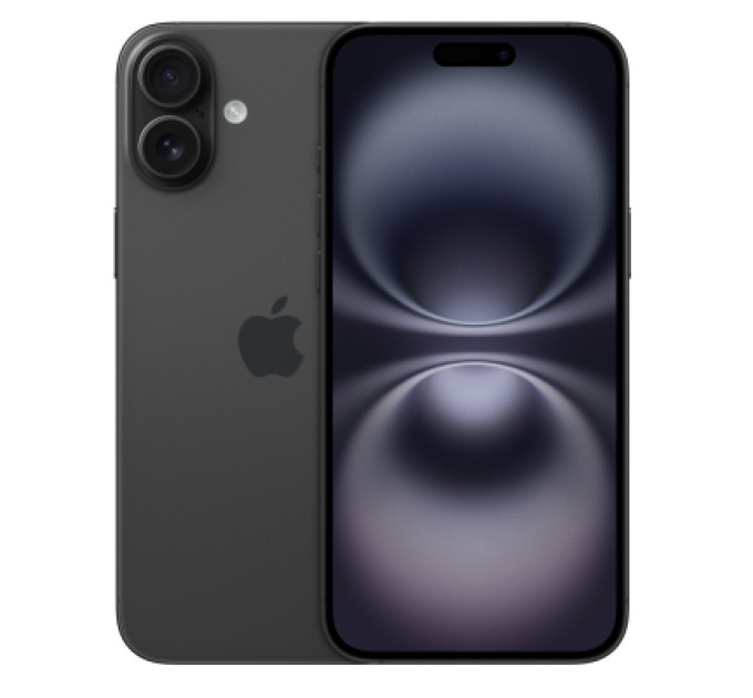 Apple Мобільний телефон Apple iPhone 16 Plus 128GB Black (MXVU3)